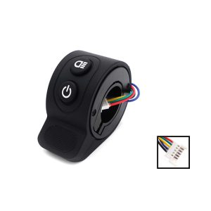 Gachette Accelerateur bouton ON/OFF + lumieres pour trottinette électrique