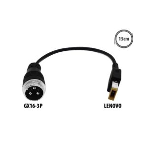 Adaptateur GX16-3P vers prise Lenovo pour trottinette électrique