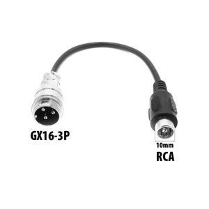 Adaptateur GX16-3P vers RCA 10mm pour trottinette électrique