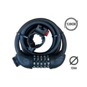 Antivol à code (1m20) pour trottinette électrique