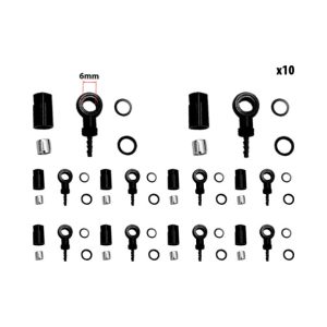 Banjo freins diam 6mm Shimano BH59 / BH90 Pack 10 pcs pour trottinette électrique