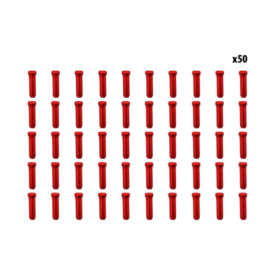 Arrets de cables rouge x50 pcs pour trottinette électrique