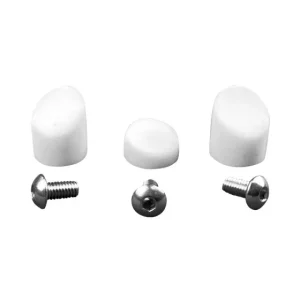 Bouchons gardes boue blanc et 3 vis inox Xiaomi M365 & Pro pour trottinette électrique