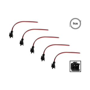 Câble prise JST 2 pin mâle x5pcs pour trottinette électrique