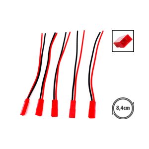 Câble prise JST syp 2 pin mâle x5 pour trottinette électrique