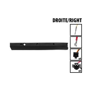 Cache lateral deck droite complet Dualtron Ultra pour trottinette électrique