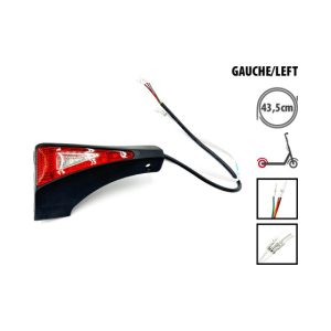 Cache LED arriere gauche Speedway 5 pour trottinette électrique