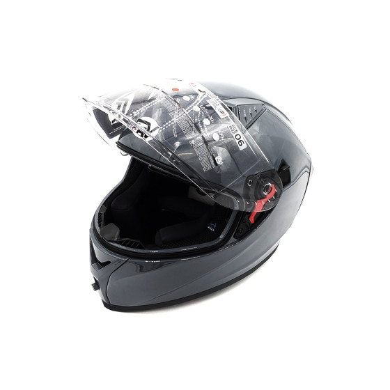 Casque intégral FRV gris (taille S à XL) pour trottinette électrique