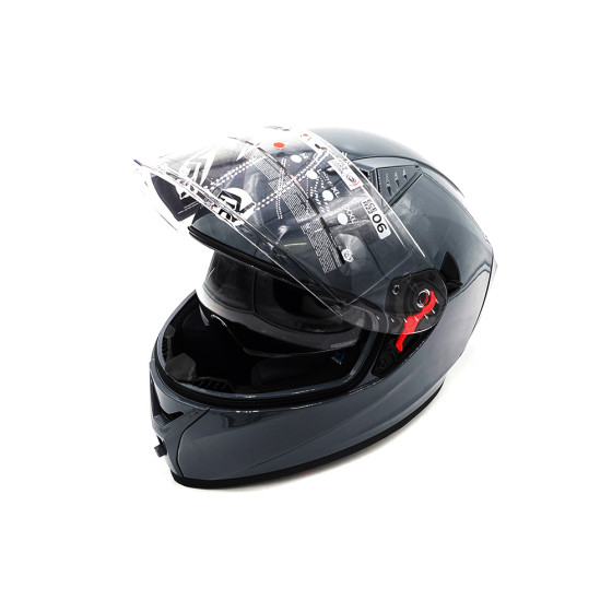 Casque intégral FRV gris (taille S à XL) pour trottinette électrique
