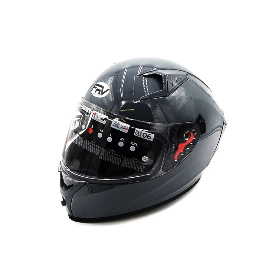 Casque intégral FRV gris (taille S à XL) pour trottinette électrique