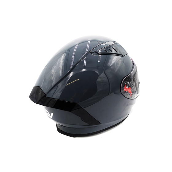 Casque intégral FRV gris (taille S à XL) pour trottinette électrique