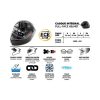 Casque intégral FRV noir (taille S à XL) pour trottinette électrique