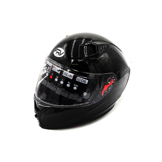 Casque intégral FRV noir (taille S à XL) pour trottinette électrique