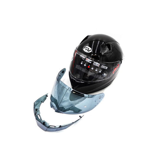 Casque intégral FRV noir (taille S à XL) pour trottinette électrique