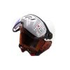 Casque JET FRV blanc brillant (taille XS à XXL) pour trottinette électrique