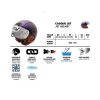 Casque JET FRV bleu mat caméléon (taille XS à XXL) pour trottinette électrique