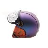 Casque JET FRV bleu mat caméléon (taille XS à XXL) pour trottinette électrique