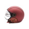 Casque JET FRV bordeaux mat (taille XS à XXL) pour trottinette électrique