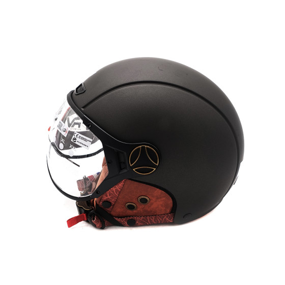 Casque JET FRV Gris graphite Mat (taille XS à XXL) pour trottinette électrique