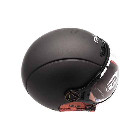 Casque JET FRV Gris graphite Mat (taille XS à XXL) pour trottinette électrique