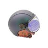 Casque JET FRV vert mat caméléon (taille XS à XXL) pour trottinette électrique