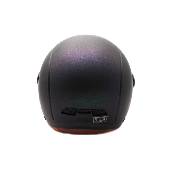 Casque JET FRV vert mat caméléon (taille XS à XXL) pour trottinette électrique