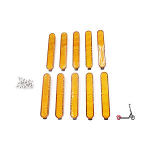 Catadioptre Arriere Xiaomi Pro X10 Pcs pour trottinette électrique