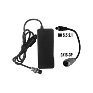Pack Chargeur 24V ➡️ 29.4V / 2A (connecteur DC 5.5*2.1mm) pour trottinette électrique