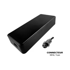 Chargeur 48V ➡️ 54.6V / 2A (connecteur GX16-3p) pour trottinette électrique