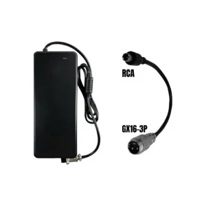 PACK Chargeur 48V ➡️ 54.6V / 2A (connecteur RCA) pour trottinette électrique