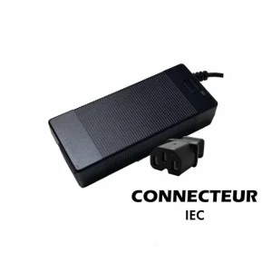 Chargeur 60V ➡️ 67.2V / 2A Prise IEC Citycoco pour trottinette électrique
