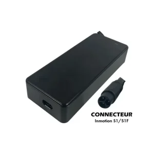 Chargeur 63V / 2A Inmotion S1/S1F pour trottinette électrique