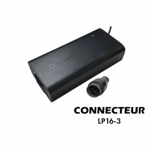Chargeur 72V ➡️ 84V / 2A (connecteur LP16-3) pour trottinette électrique