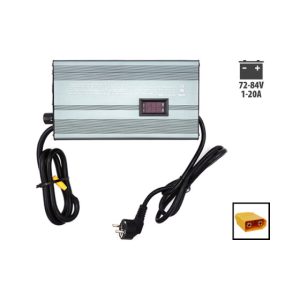 Chargeur 72v-84V Reglable 1-20 A Prise XT90 pour trottinette électrique