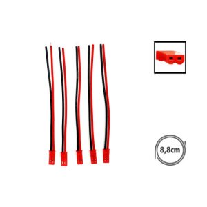Câble prise JST syp 2 pin femelle x5 pour trottinette électrique
