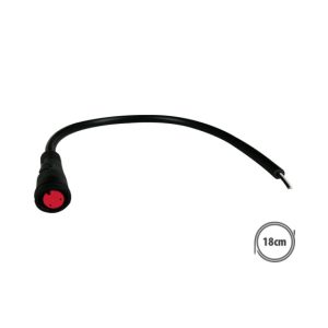 Connecteur etanche 2Pins femelle pour trottinette électrique
