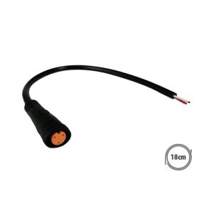 Connecteur étanche 3 pins femelle pour trottinette électrique
