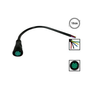 Connecteur étanche 5 pins femelle pour trottinette électrique