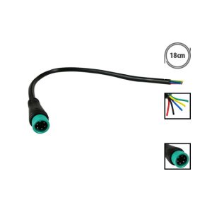 Connecteur étanche 5 pins Male pour trottinette électrique