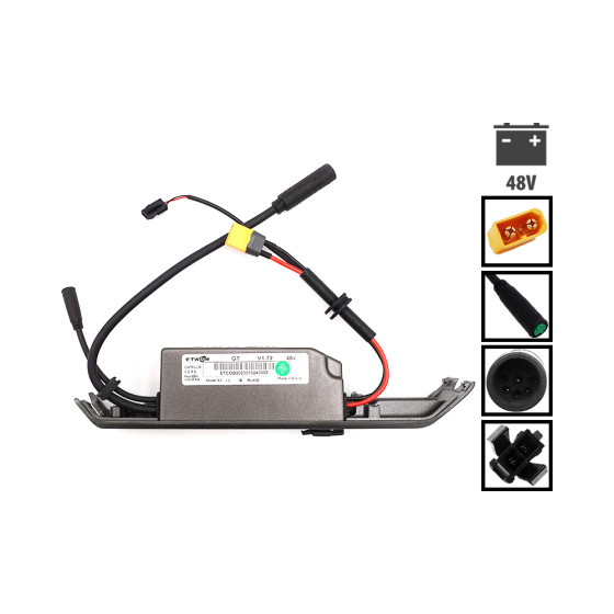 Controleur Etwow GT sans radiateur noir ou gris pour trottinette électrique