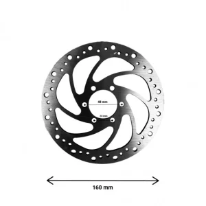 Disque de frein 160mm 2.8mm entraxe 48mm pour trottinette électrique