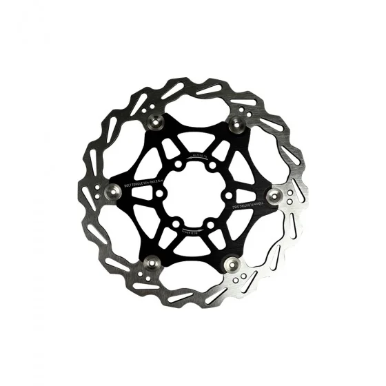 Disque de frein flottant 160mm entraxe 48mm (2 couleurs) pour trottinette électrique