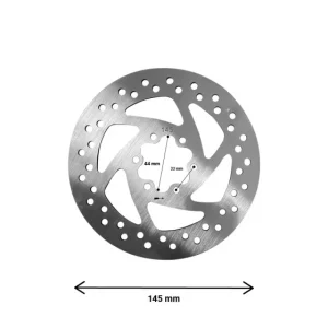 Disque de freins 145 mm 6 trous pour trottinette électrique