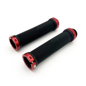 Poignées de Guidon Embouts rouge pour trottinette électrique