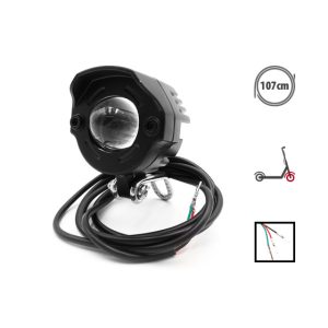 Phare LED avant klaxon Dualtron Forever pour trottinette électrique