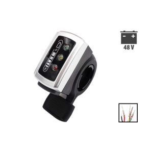 Gachette accelerateur indicateur batterie 48V pour trottinette électrique