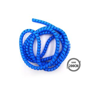 Gaine protège cables bleu 2m pour trottinette électrique