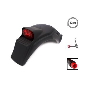 Garde boue arriere avec LED Dualtron Togo noir pour trottinette électrique