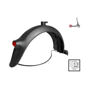 Garde boue arrière avec LED Ninebot F pour trottinette électrique