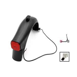 Garde boue arriere avec LED Ninebot F et D pour trottinette électrique